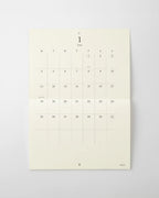 Midori MD Wall Calendar Folded - A4 2027