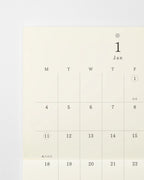 Midori MD Wall Calendar Folded - A4 2027