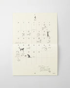 Midori MD Wall Calendar Folded - A4 2027