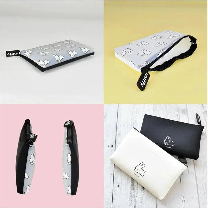 p+g design NUU Clear Miffy Large Zipper Pouch