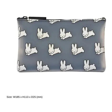p+g design NUU Clear Miffy Large Zipper Pouch