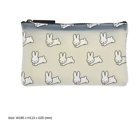 p+g design NUU Clear Miffy Large Zipper Pouch