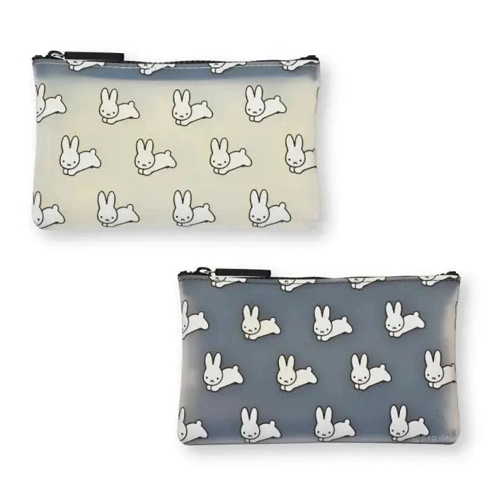p+g design NUU Clear Miffy Large Zipper Pouch
