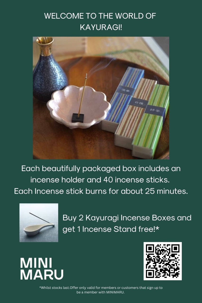 Buy two incenses and receive a free stand