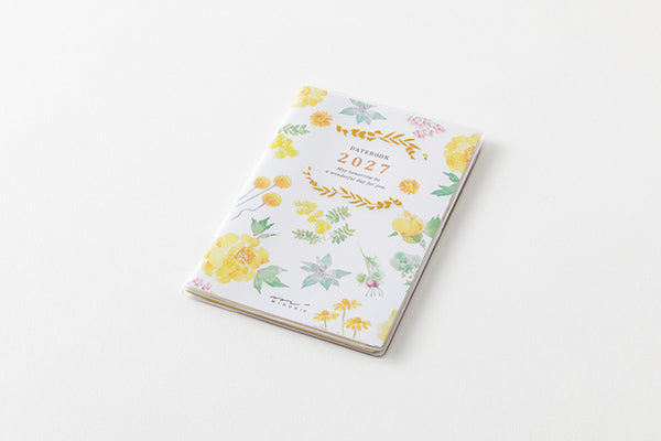 Midori Pocket Diary Mini Country Time Flower 2027