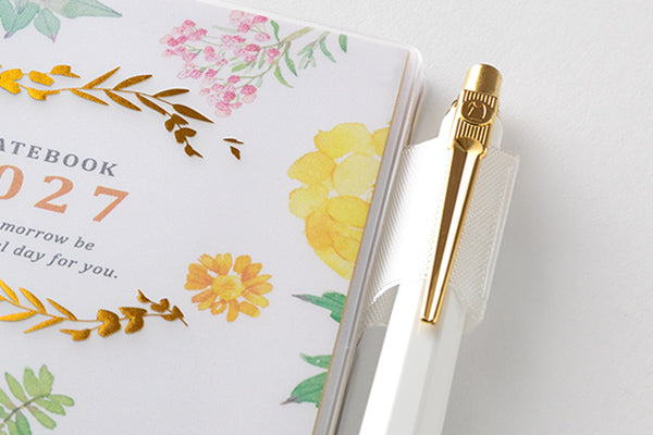 Midori Pocket Diary B6 Slim Country Time Flower 2027