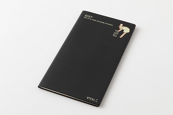 Midori Pocket Diary B6 Slim Ojisan 2027