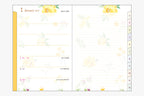 Midori Pocket Diary B6 Country Time Flower 2027
