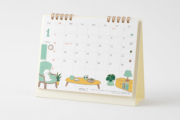 Midori Calendar Ring M Dog 2027