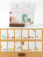 Midori Stand Calendar Dog 2027