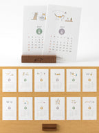 Midori Stand Calendar Cat 2027