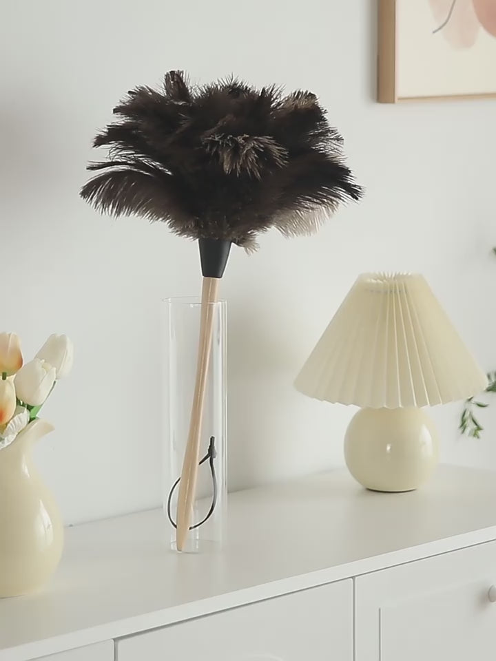 Shimoyama Anti-Static Ostrich Feather Duster - Extra Long
