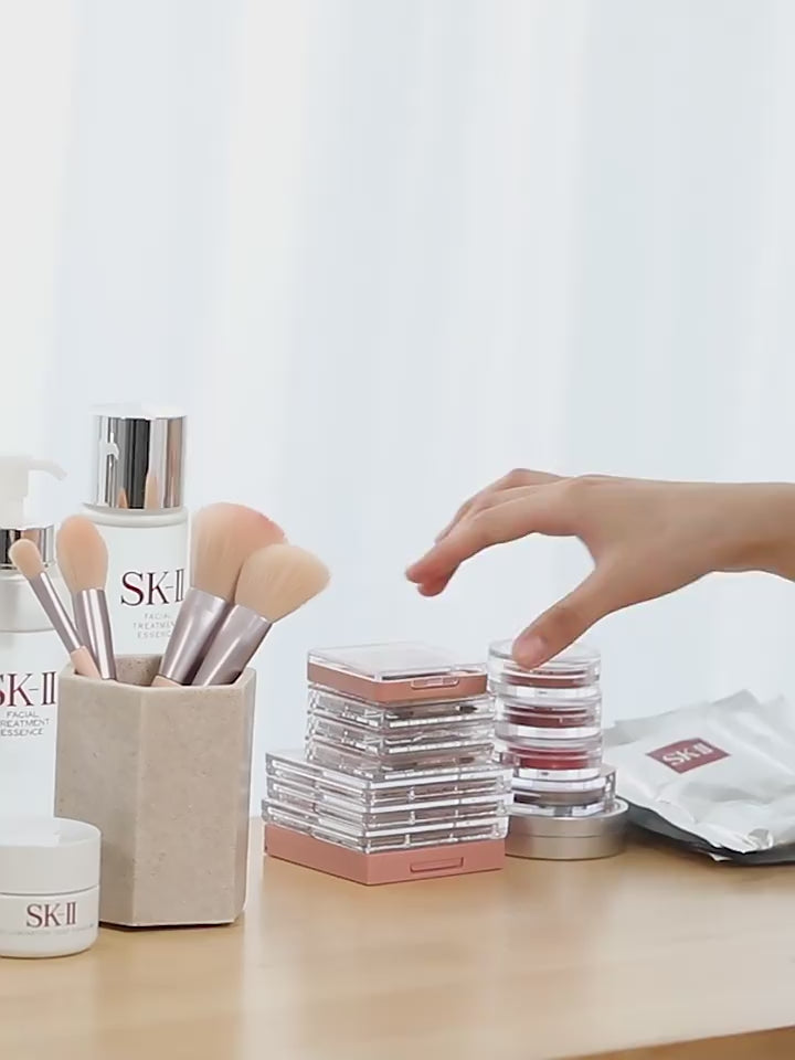 Shimoyama Clear 7 Slot Cosmetic Organiser