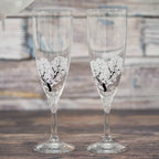 Marumo Takagi Colour Changing Sakura Champagne Glass 2P Set
