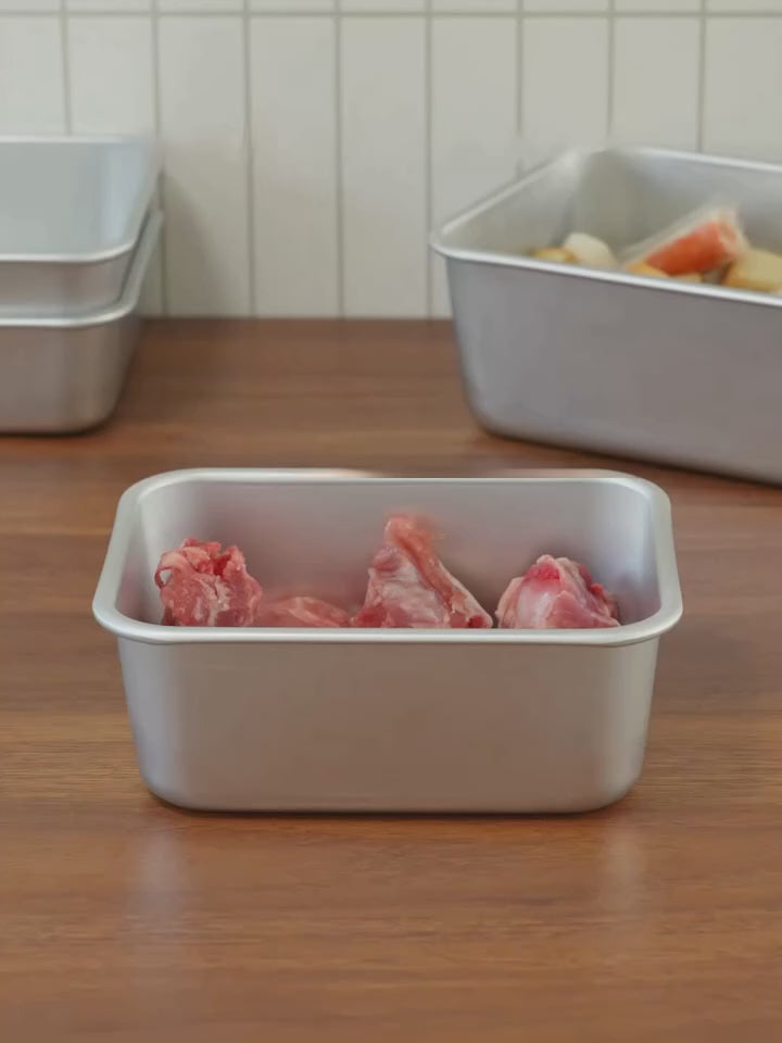 Shimoyama Aluminium Food Container - Deep 1800ml