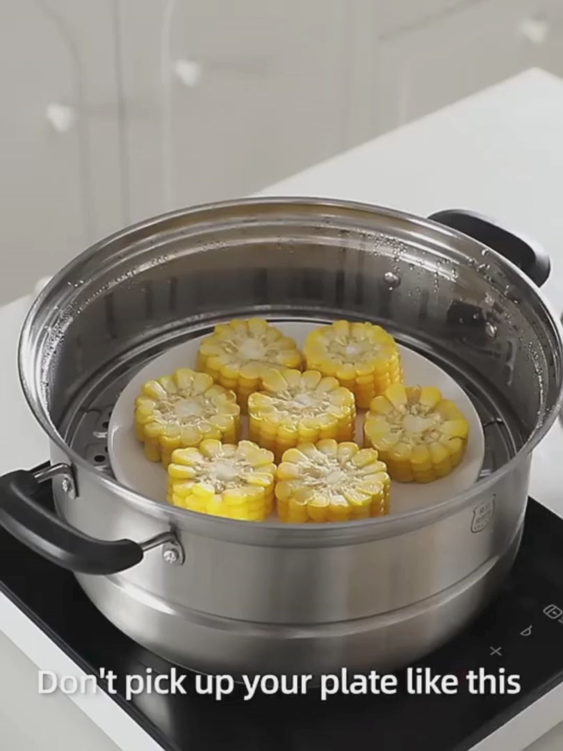 Shimoyama Stainless Steel Hot Plate Grip Handle