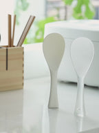Shimoyama TPX Standing Rice Scoop - White