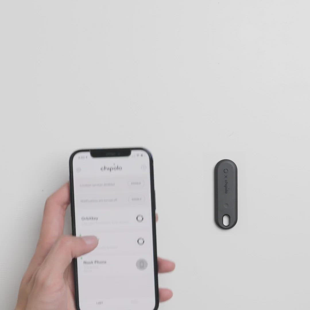Orbitkey x Chipolo Tracker Black