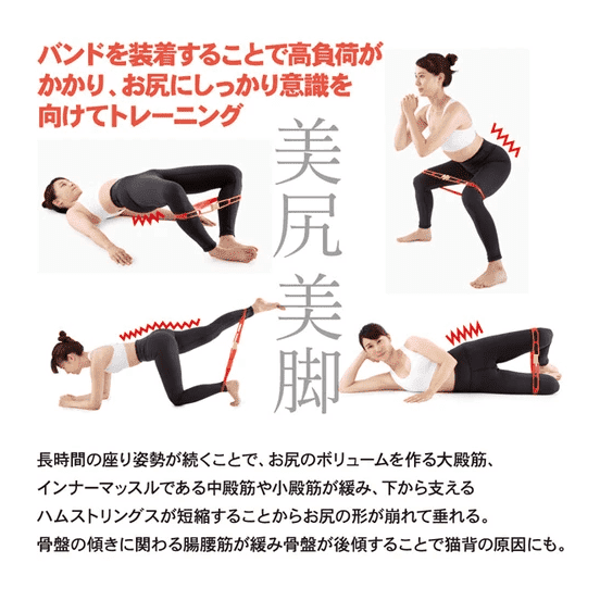 Alphax Beauty Hip & Leg Stretch Resistance Band