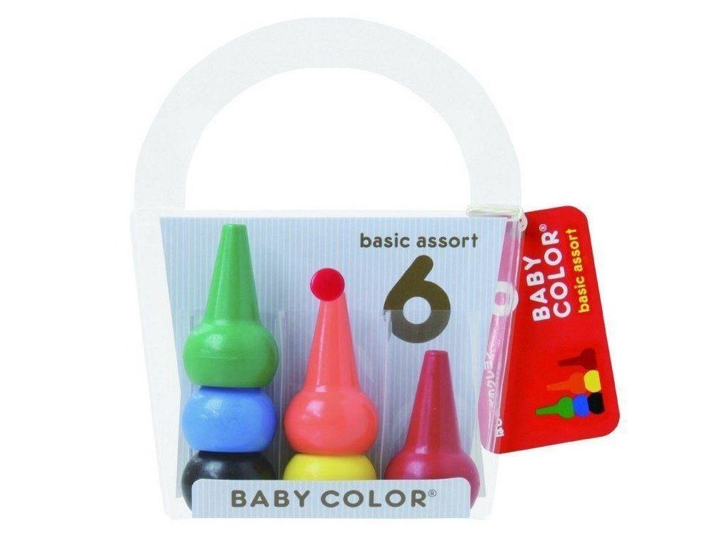 Aozora Baby Color Crayon Basic Colors