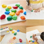 Aozora Icicolor Ishikoro Crayon 6 Color Set
