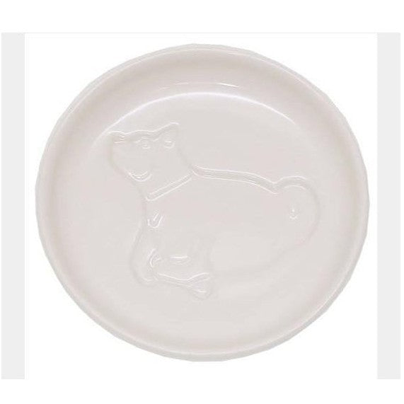 Noritake Bull-Dog Sauce 記念皿 Dog Soy Sauce Plate – Ceramic, Reveals a Shiba | Minimaru