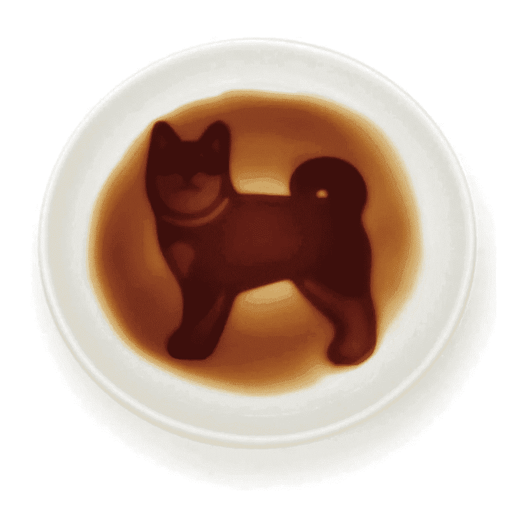 Aruta Dog Soy Sauce Plate