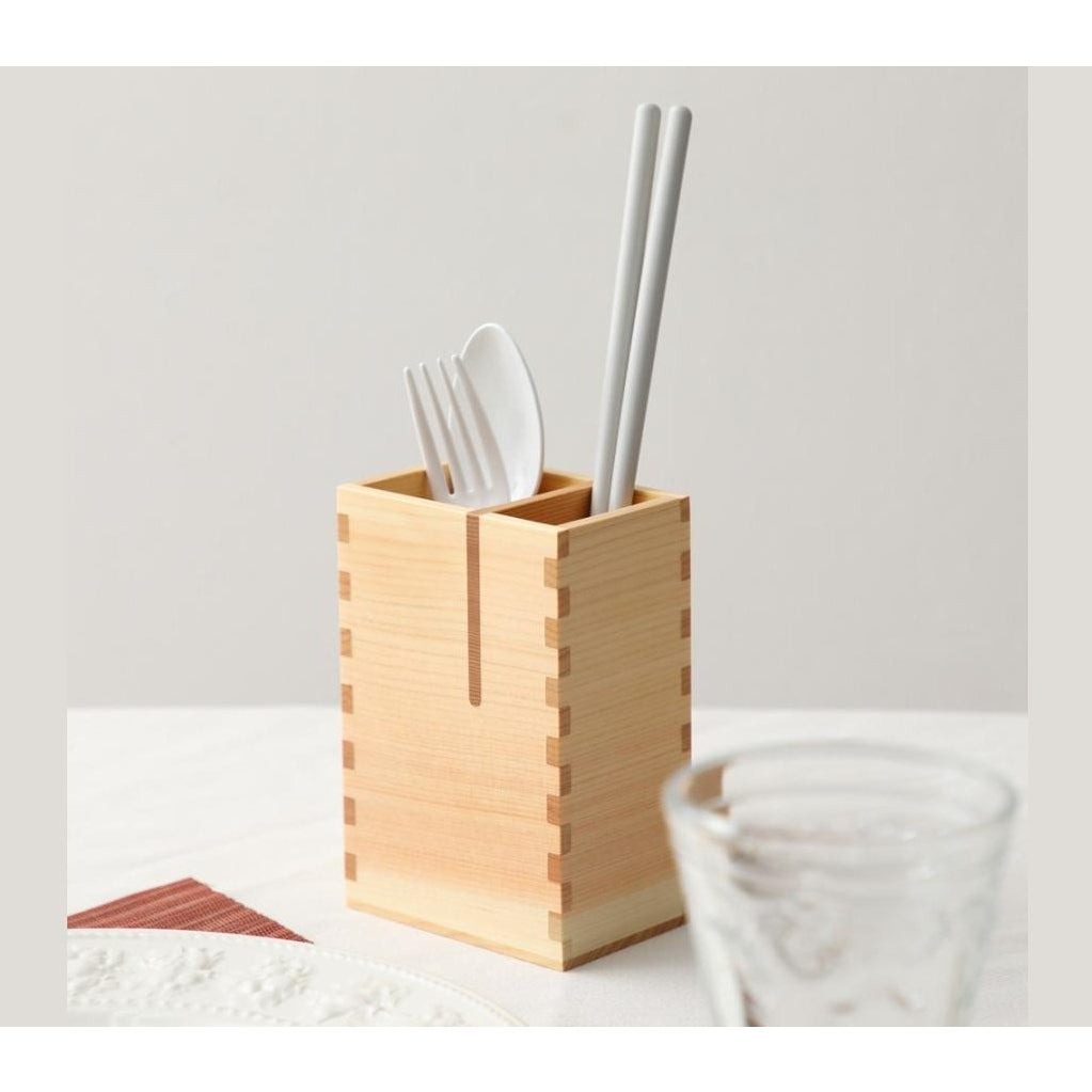 Asahineko Wooden Cutlery Stand