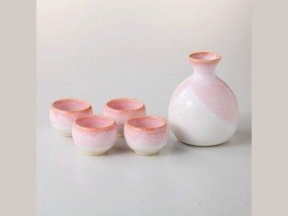 Awasaka Sakura Sake Set pcs