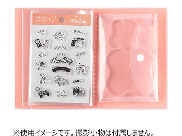 BGM Clear Stamp File Pink