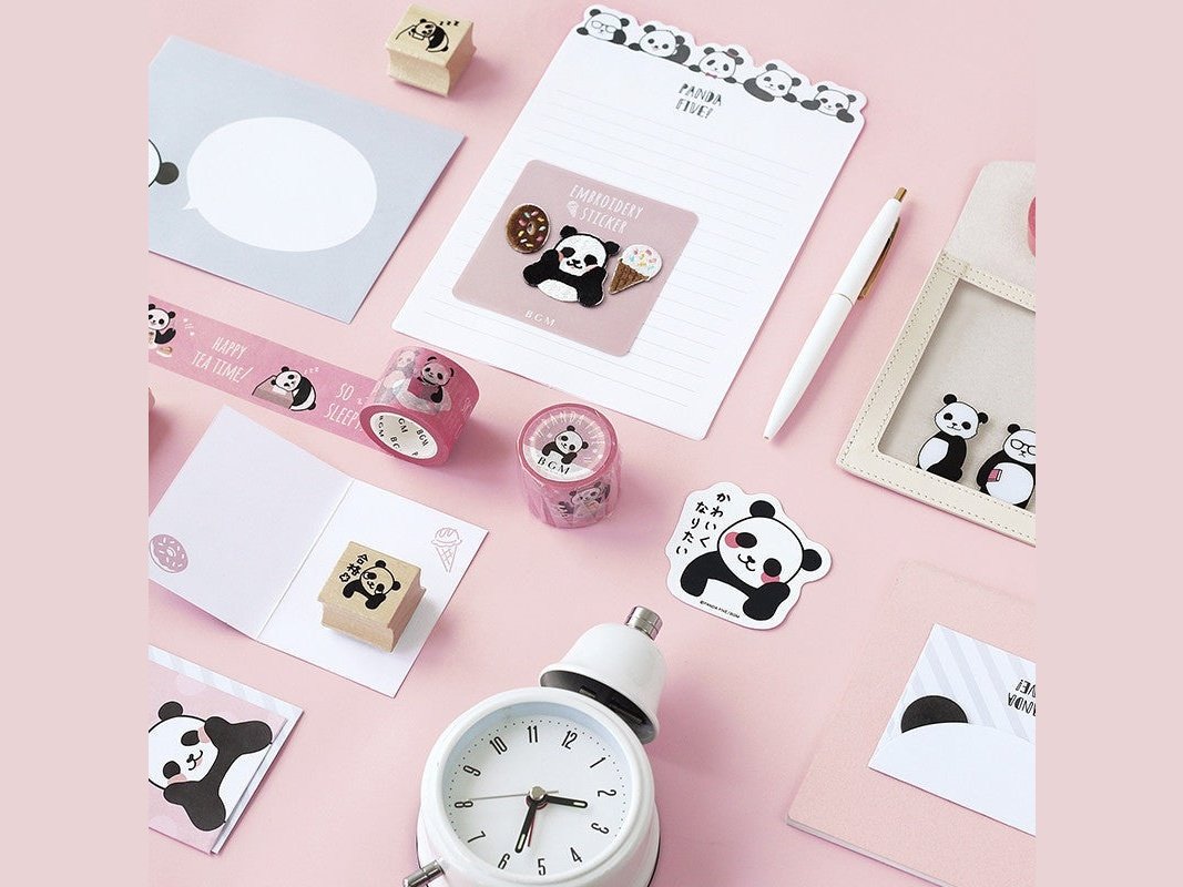 BGM Embroidered Panda Sweets Sticker