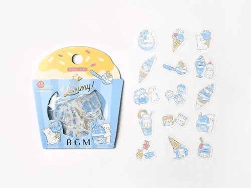 BGM Ice Desserts Bear Sticker pc