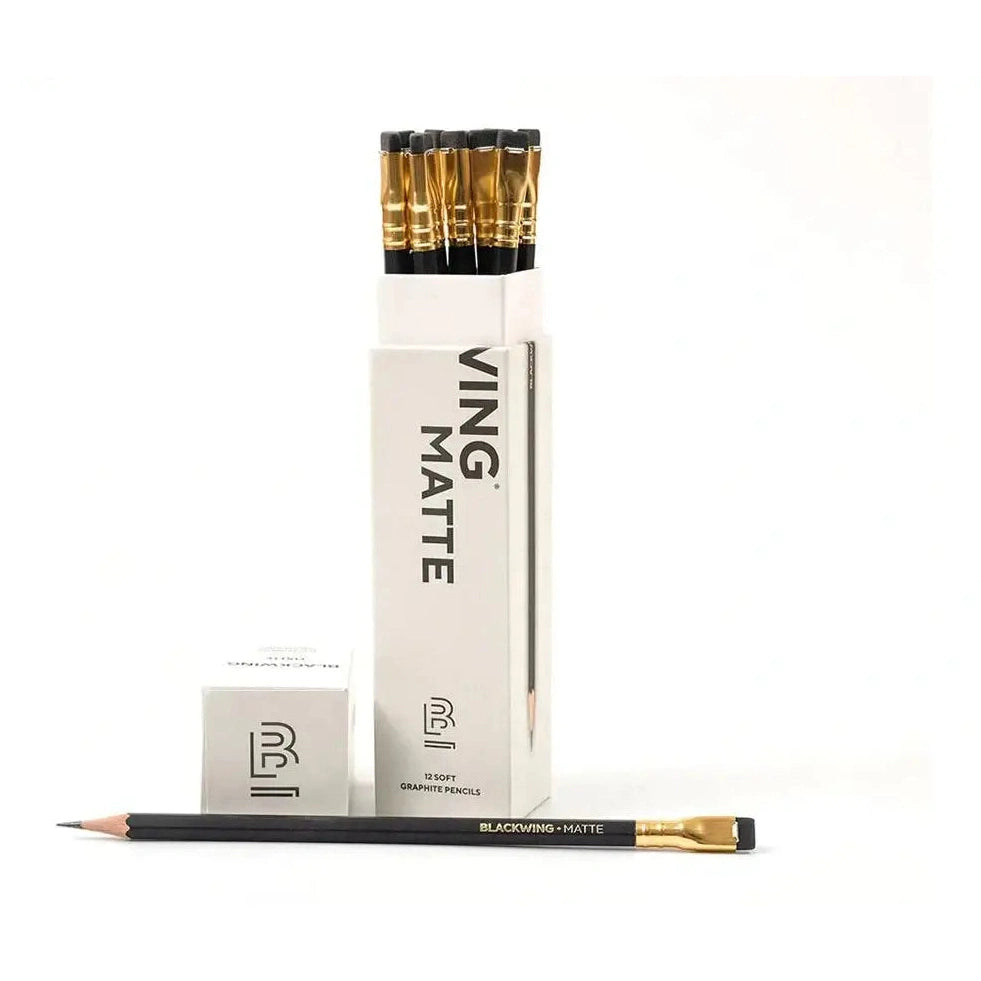Blackwing - Matte Graphite Pencils - Pack of 12