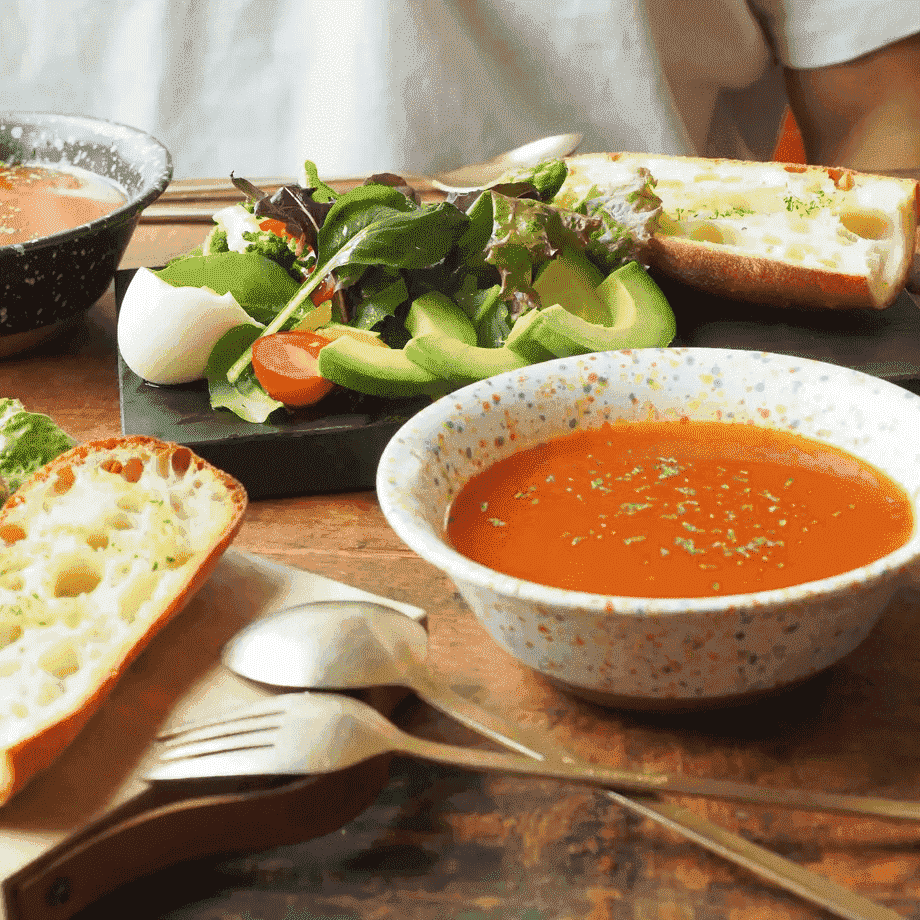 CHIPS bowl. -SPLASH - White Orange