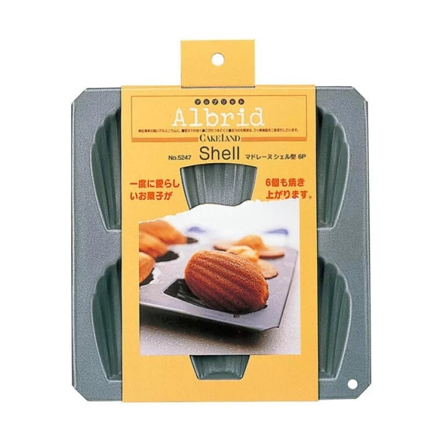 Cakeland Albrid Madeleine Shell Mold 6P – MINIMARU