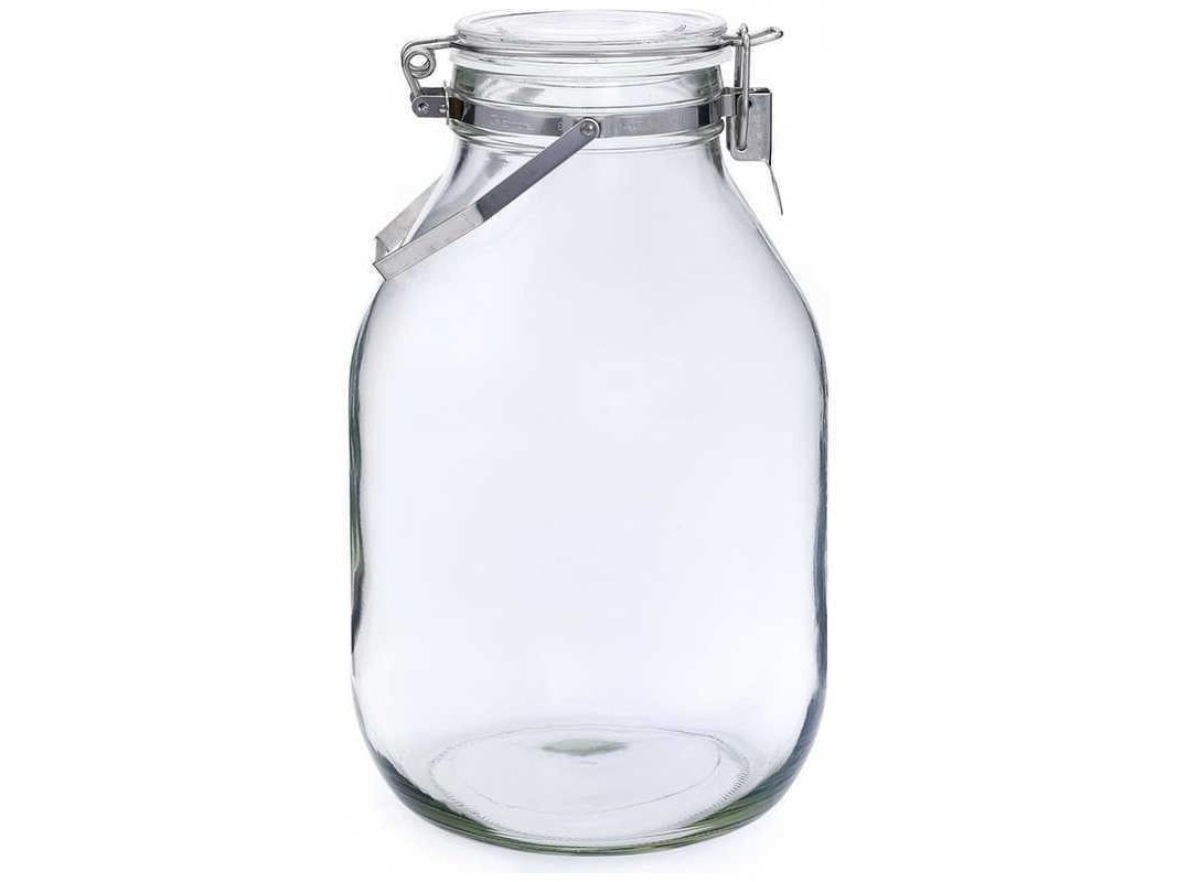 Cellarmate Sealed Glass Jar 4L