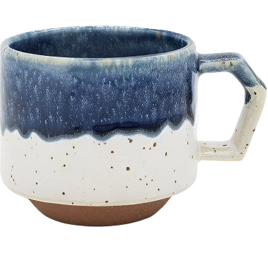 Chips Stack Mug Premium White-Navy Drop 280ml