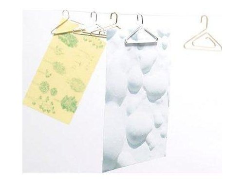 Concept Clothes Hanger Paper Clip Pcs Gold Plate