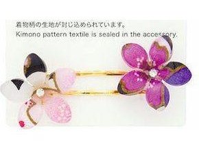 Corazon Cherry Blossom Hairpin Purple pk