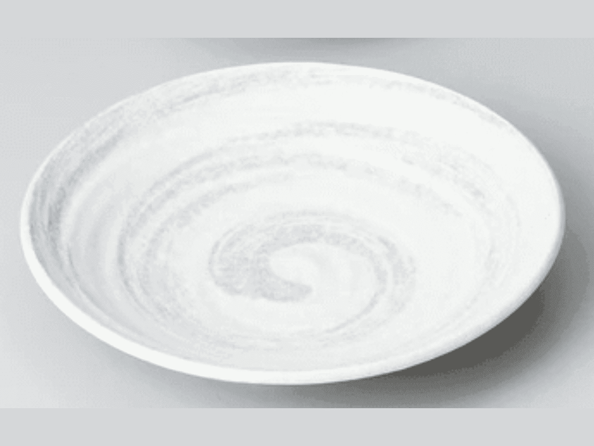 Daito White Speckle Serving Bowl 29D