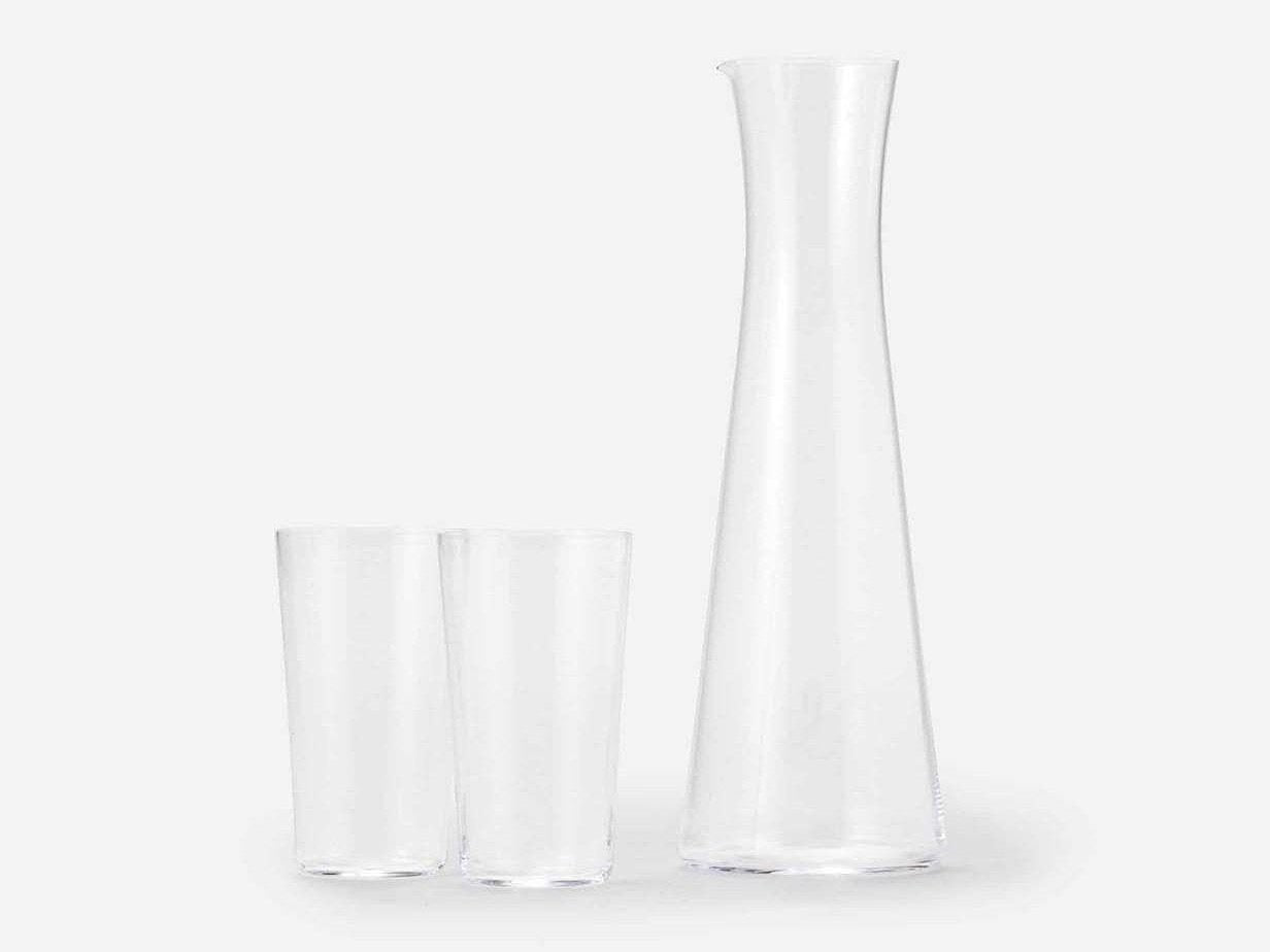 Edo Glass Usuhari Japanese Sake Glass 3P Gift Box Set