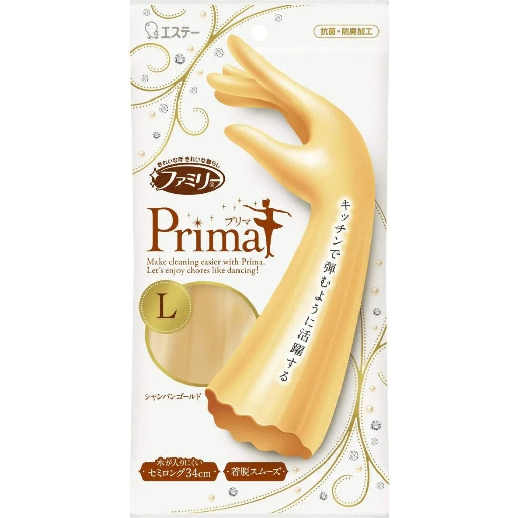 Este Prima Long Washing Glove Gold