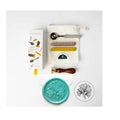 Fiona Ariva essential wax sealing kit with ginkgo leaf stamp and tools