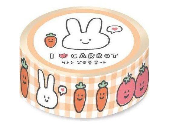 Furukawashiko YURURI DAYS Carrot Washi Tape