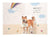 Gakken Shiba Dog Pop Thank Card