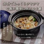 Ginpo Kikka Rice Multi Clay Pot 2.6L Size 5
