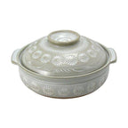 Ginpo Hana Mishima Claypot 0.9L Size 6