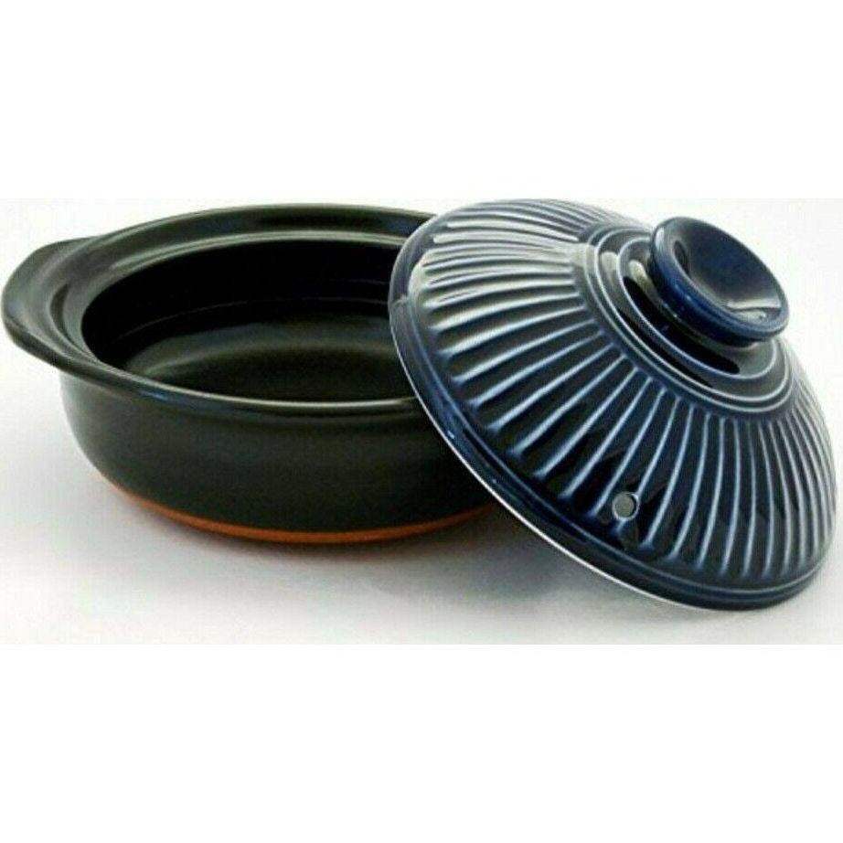 Ginpo Kikka Donabe Clay Pot Size 6 850ml
