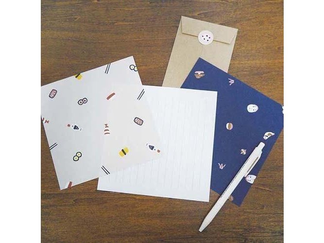 Goyururi Writing Papers Envelope Wagashi