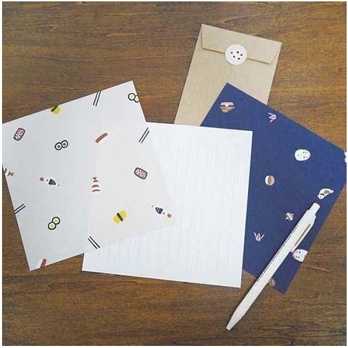 Goyururi Writing Papers & Envelope Wagashi MINIMARU